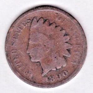 1890 INDIAN HEAD CENT in GOOD condition :~ PLEASE SEE THE SCAN      stk 90-1 - Picture 1 of 4