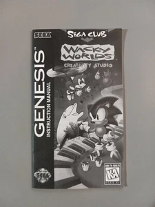 Wacky Worlds Creativity Studio - Sega Genesis Authentic Instruction Manual Only - Picture 1 of 15