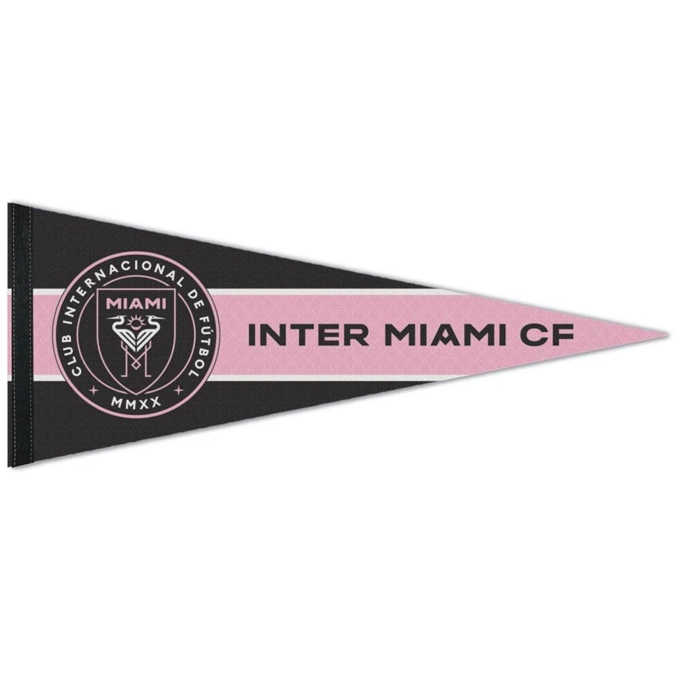 INTER MIAMI CF DE FUTBOL MMXX FIELTRO ENROLLABLE BANDERÍN PREMIUM 12""x30" NUEVO WNCRAFT Foto 1 de 1
