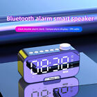 Haut-parleur extérieur stéréo basse numérique DEL réveil radio FM/TF pour Bluetooth