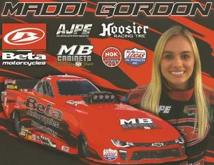 2024 - MADDI GORDON - BETA - TA FUNNY CAR - NHRA Handout - Bild 1 von 1