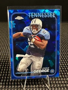 2024 Topps Chrome Sapphire Edition EDDIE GEORGE #189 Base BLUE REFRACTOR Titans - Bild 1 von 2
