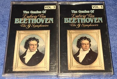 The Genius of Beethoven The 9 Symphonies Cassettes Vol. 3 & 5 - Image 1 of 4