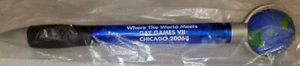 Two Chicago 2006 Gay Games VII Souvenir Ballpoint Pens New in Original Plastic - Picture 1 of 3