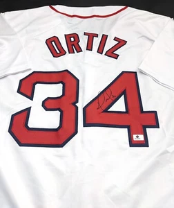 David Ortiz Boston Red Sox Autographed Signed Jersey Size XL with COA - Picture 1 of 4