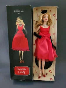 BARBIE 2014 Mattel Indonesia Muñeca Cumpleaños Parisienne Vestido Rojo Caramelo RARO No.04 - Imagen 1 de 9
