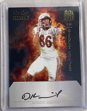 2023 Wild Card Matte Dalton Kincaid On-Card Auto Rookie Heat /25 Buffalo Bills