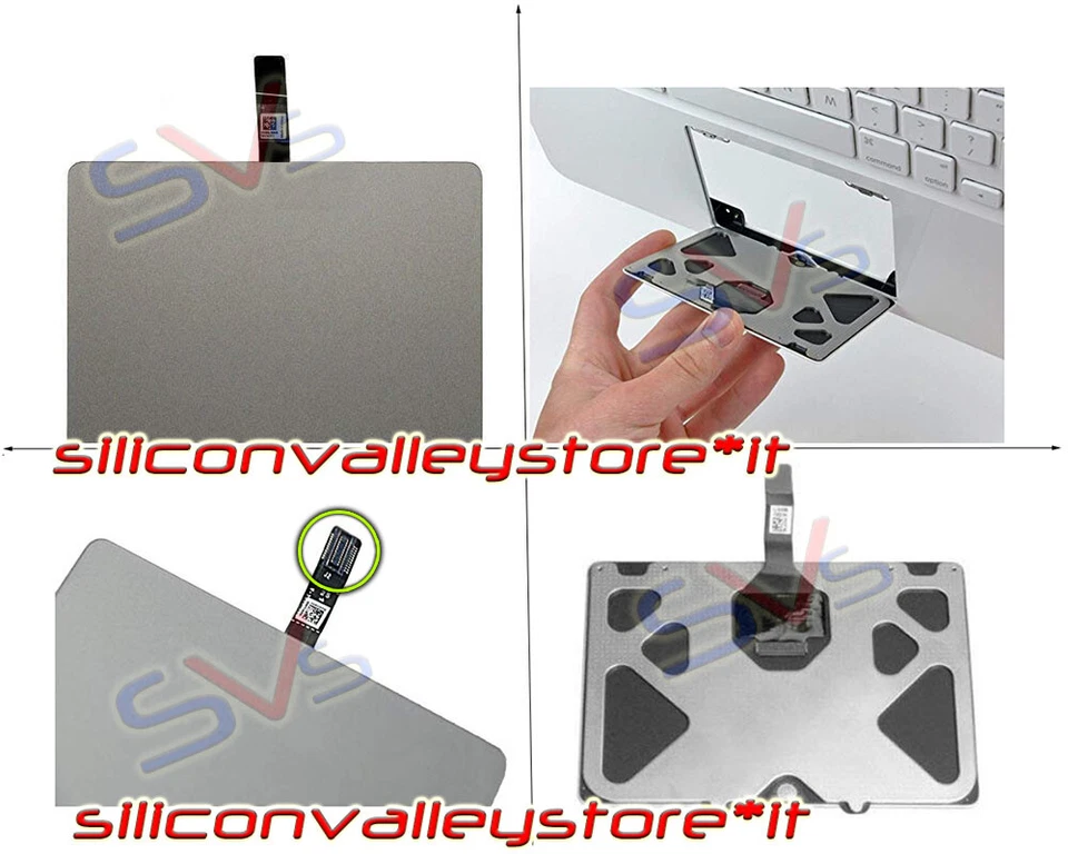 Mousepad Trackpad Touchpad Silber Silber Apple MacBook Pro A1278 A1286 A1342 - Bild 1 von 1