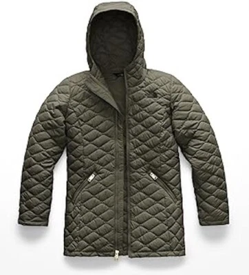 Parka con capucha ThermoBall verde topo The North Face X3007 para niña talla L/14-16 Foto 1 de 3