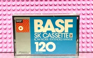 BASF SK 120 TYPE I 1973 BLANK CASSETTE TAPE (1) (SEALED) - Picture 1 of 3