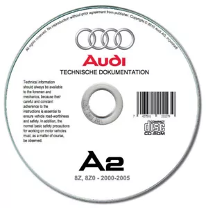 Audi A2 (8Z, 8Z0) 2000-2005 manuale officina - Foto 1 di 8