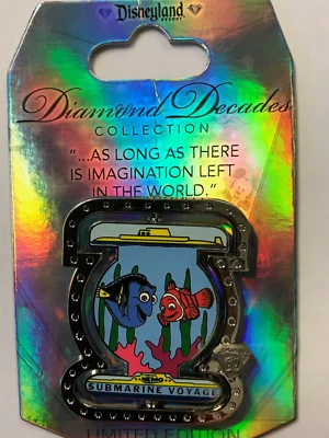 Disneyland 60th Decades Collection Finding Nemo Submarine Voyage LE Disney Pin - Image 1 of 3