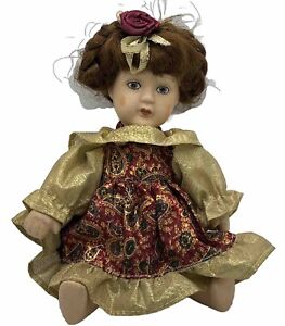 Vintage Dan Dee Doll in Cute Dress and Hair Bow