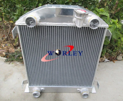 3 ряда алюминиевых радиаторов для модели FORD A с двигателем с плоской головкой 1928 1929 28 29 - Изображение 1 из 4