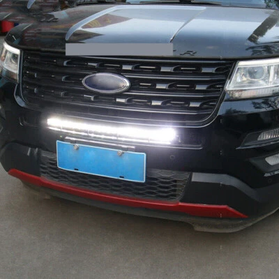 Para Ford Explorer 2011-19 Off Road Parrilla Delantera Advertencia Luz LED Lámpara Barra Borde Foto 1 de 4
