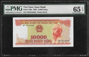 Vietnam P-109a 10,000 Dong 1990 PMG 65 EPQ - Picture 1 of 2