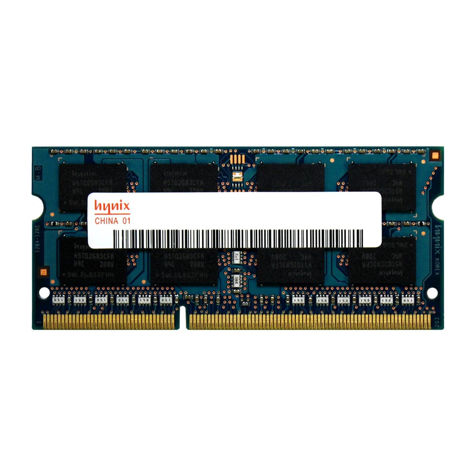 Hynix 4 GB 2Rx8 PC3-10600 DDR3 1333 MHz 1,5 V non ECC SODIMM computer portatile memoria RAM 1x4G - Immagine 1 di 1