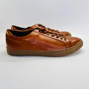 Alfani Grayson Sneaker Size 11.5M Brown Mens Leather Low-Top Lace-Up Casual Shoe - Bild 1 von 9