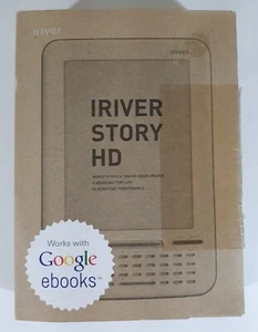 IRIVER Story HD E-Reader BROWN 2 GB WI-FI OPEN BOX W/ USB Cable & Manual Bundle - Picture 1 of 14