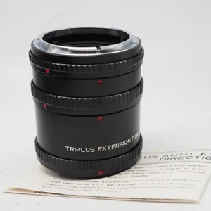 Canon FD fit Triplus Macro Extension Tubes set fits FD camera/Lens 36,20,12 LC76 - Picture 1 of 5