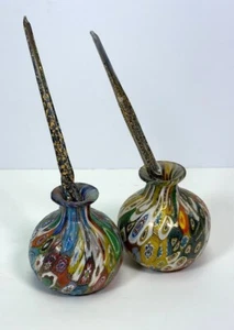 Millefiori Murrina Glasstifte und Tintenfässer - Bild 1 von 19