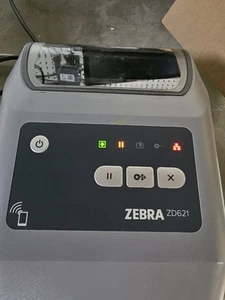Zebra ZD621 Barcode Label Printer With Original Power Supply. !5 - Picture 1 of 3