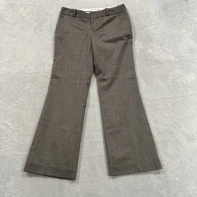 Pantalones Banana Republic para mujer 6 Petite Martin Fit espiga marrón Foto 1 de 4
