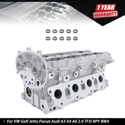 Cylinder Head For VW Golf Jetta Passat Audi A3 A4 A6 2.0 TFSI BPY BWA 06F103064A - Image 1 of 4