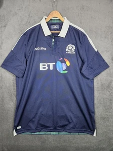 Macron Scotland 2016/17 Home Replica Rugby Shirt Men's Size 4XL - Picture 1 of 15