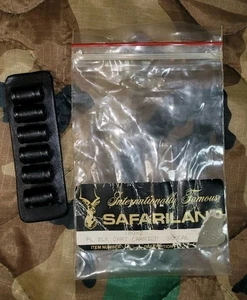 Safariland 38 357 Black Leather Cartridge Carrier 6 Round Pocket Carry - Picture 1 of 7