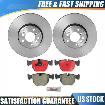 Brembo 6 Front Disc Brake Rotor and Pad Set Fits 2000-2006 BMW X5 - Image 1 of 4