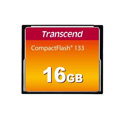 Transcend Japan CF Card 16GB (133X TYPE I) [Free Data Recovery Software] TS16GCF - Image 1 of 4