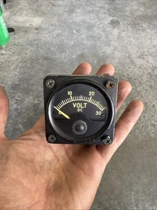 AN3203V30 Weston 840 Aircraft Volt Meter Voltmeter Aviation Instrument Gauge - Picture 1 of 3