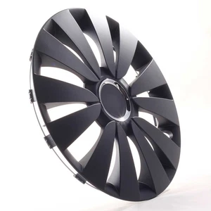 4x embellecedores de rueda 16 pulgadas tapacubos embellecedores de rueda "Sky Black" negro adecuado para C - Imagen 1 de 5