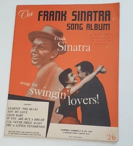 The Frank Sinatra Song Album Of Sheet Music Vintage Musicals - Picture 1 of 5