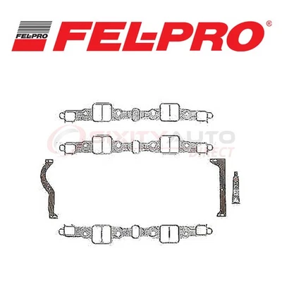 Fel Pro Intake Manifold Gasket Set for 1968-1974 Dodge W200 Pickup 5.2L 5.9L py Foto 1 de 4
