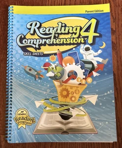 Abeka Reading Comprehension 4 Skill Sheets Parent Edition Reading Program - Picture 1 of 3