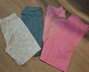 Lot Of 4 Wonder Nation Multi-coloured Bermuda Shorts Girl's Lg 10-12 - Picture 1 of 4