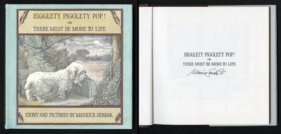 Maurice Sendak SIGNED AUTOGRAPHED Higglety Pigglety Pop! or There... HC NEW Con. — 第 1/4 张图片