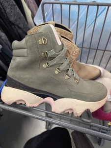 Sorel Stiefel Gr. W 8 Kinetic Impact Conquest wasserdicht isoliert, grün SNEAKER  - Bild 1 von 6