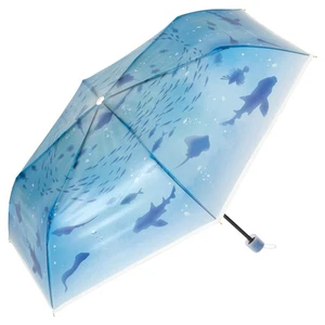 Wpc. [Plastic Umbrella] Enoshima Aquarium x Wpc. Umbrella [Good Morning, Large A - Picture 1 of 7