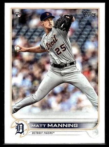 Matt Manning *TARJETA DE NOVATO* (RC) 2022 Topps #31 - Imagen 1 de 2