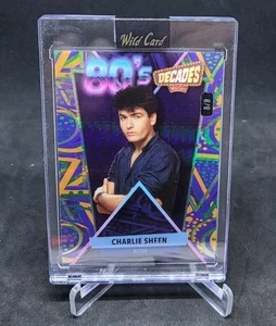 2024 Wild Card Charlie Sheen 80er Jahrzehnte 8/8 - Bild 1 von 2