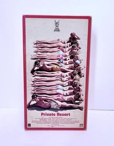 Private Resort VHS Tape R-Rated 80’s Teen Comedy Johnny Depp 1985 RCA Very Rare - Picture 1 of 11