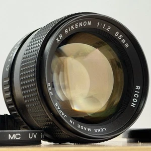 [N MINT-] Ricoh XR RIKENON 55mm f/1.2 PENTAX K PK Mount MF Lens Japan G 7952 - Picture 1 of 24