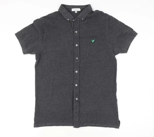 Camisa gris manga corta Lyle & Scott para hombre L - Imagen 1 de 12