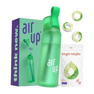 air up ® WATER BOTTLE VIBRANT GREEN 1.37 pt / 22 oz / 650 ml New Free Shipping - Picture 1 of 11