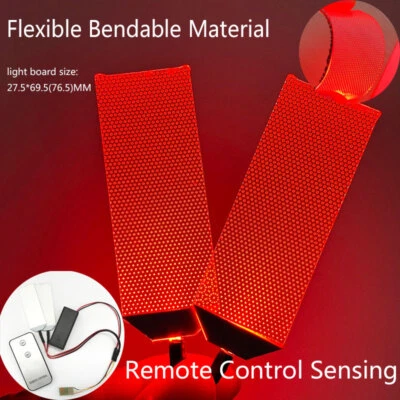 Control Remoto Detección Luz LED Flexible Casco Máscara Ojos Luz Hágalo Usted Mismo Accesorios Foto 1 de 4