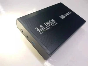 Festplattengehäuse 3,5 ZOLL EXTERN SATA HDD FESTPLATTE GEHÄUSE USB 3.0 SCHWARZ - Bild 1 von 1