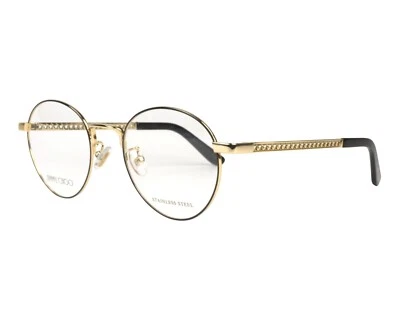 JIMMY CHOO Stainless Steel Eyeglasses JC210/F 807 BLACK 49/21-140 Made in Italy - Изображение 1 из 4